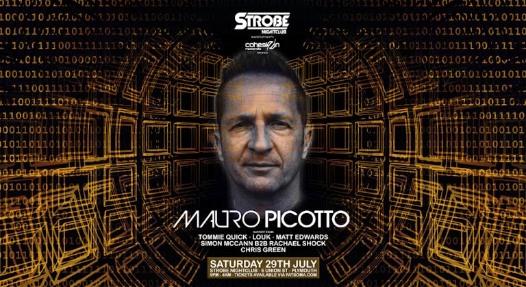 Strobe Nightclub & Cohesion Records Presents: MAURO PICOTTO