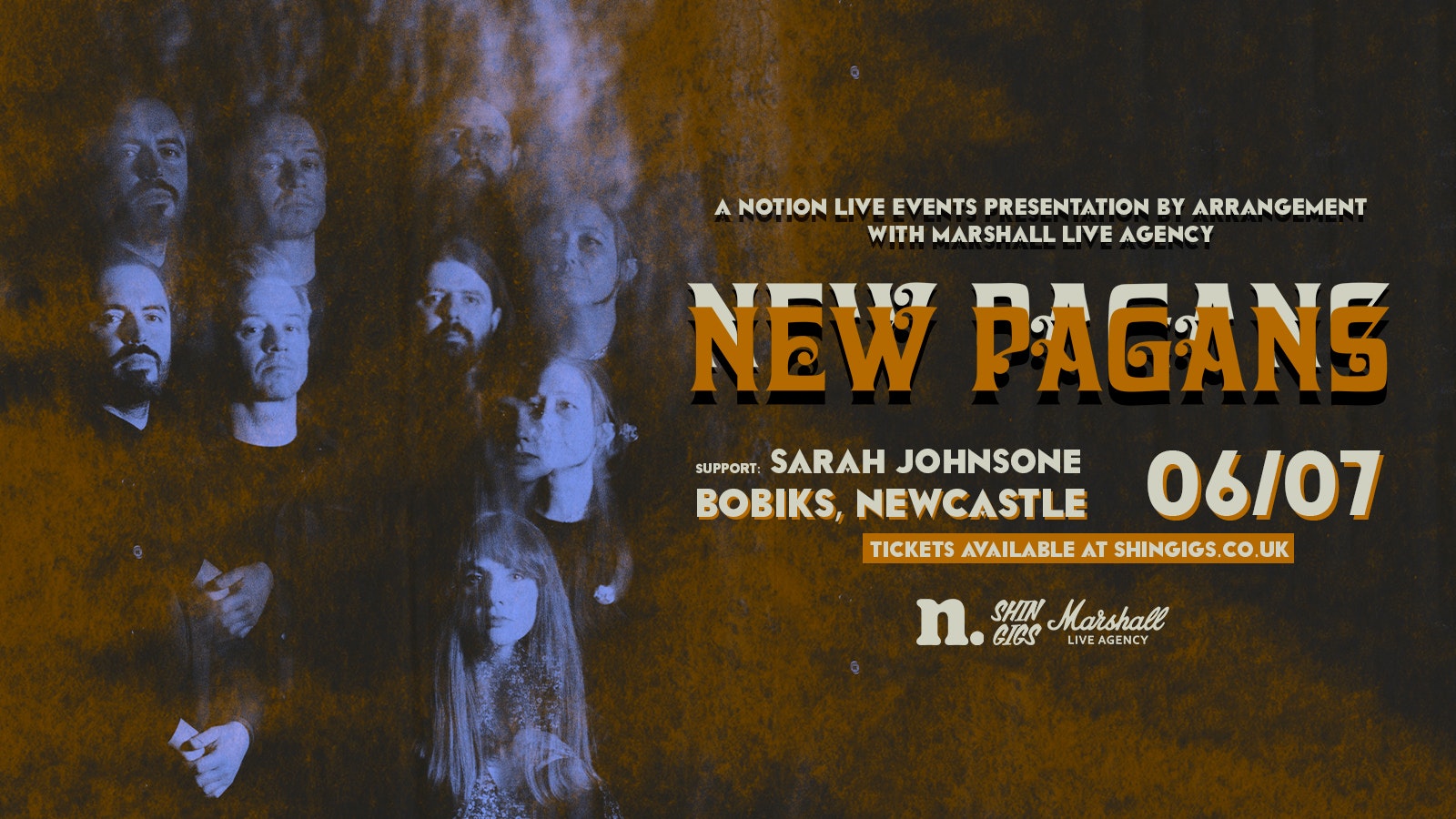 New Pagans + Sarah Johnsone