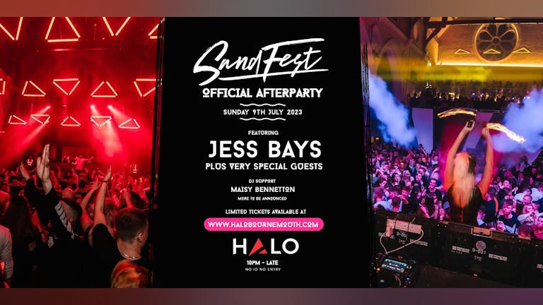 SANDFEST: Official Afterparty w/ JESS BAYS