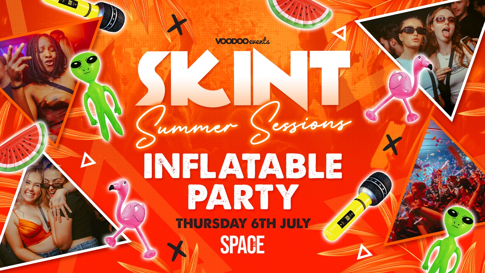 Skint Thursdays at Space Summer Sessions – 6th July – Inflatable Party