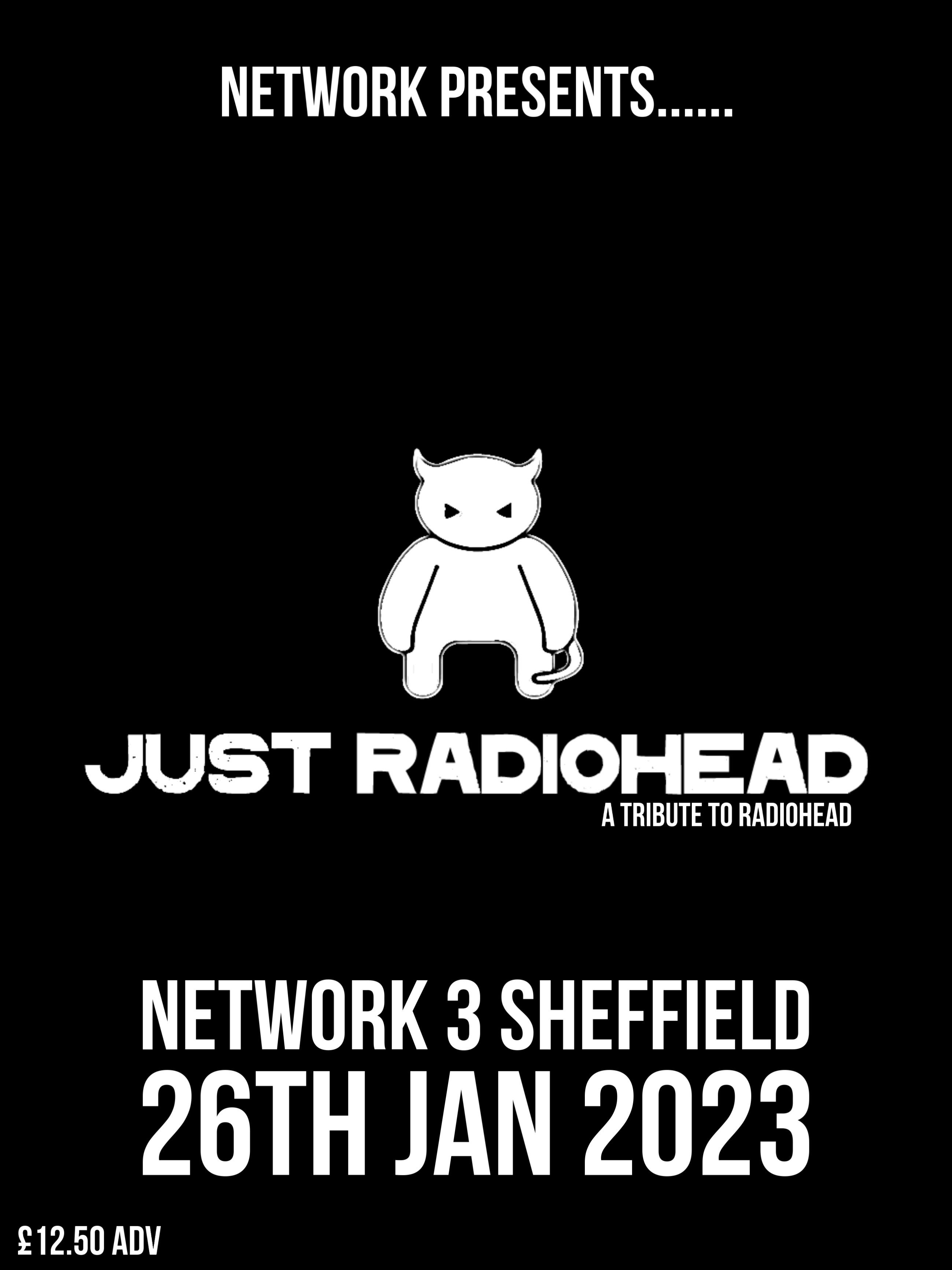 network presents : just Radiohead @network3 26th jan 2024