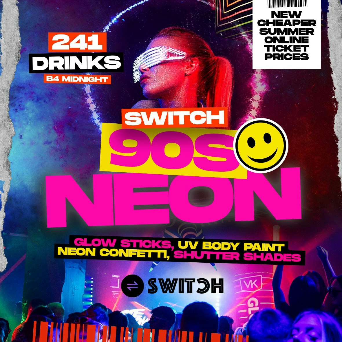 Habit | Saturdays at SWITCH | 90’s NEON