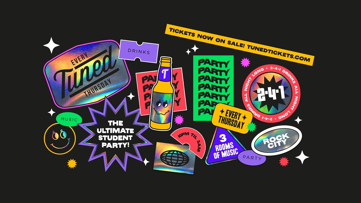 Tuned – Nottingham’s Biggest Student Night – 2-4-1 Drinks All Night Long – 13/07/23