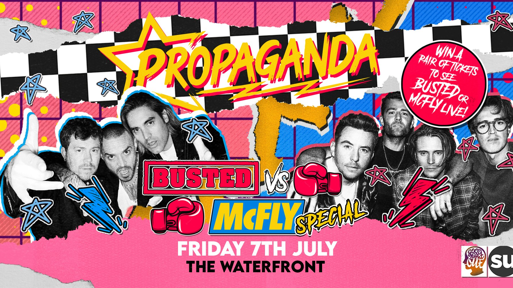 Propaganda Norwich – Busted Vs McFly Special! Plus win gig tickets!