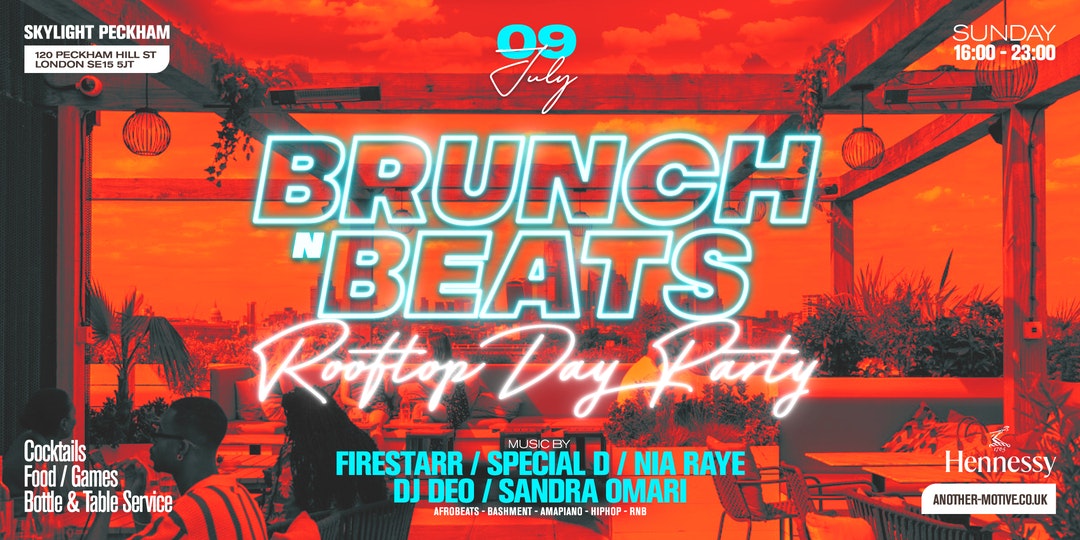 ☆ Brunch N Beats – Summer Rooftop day party ☆