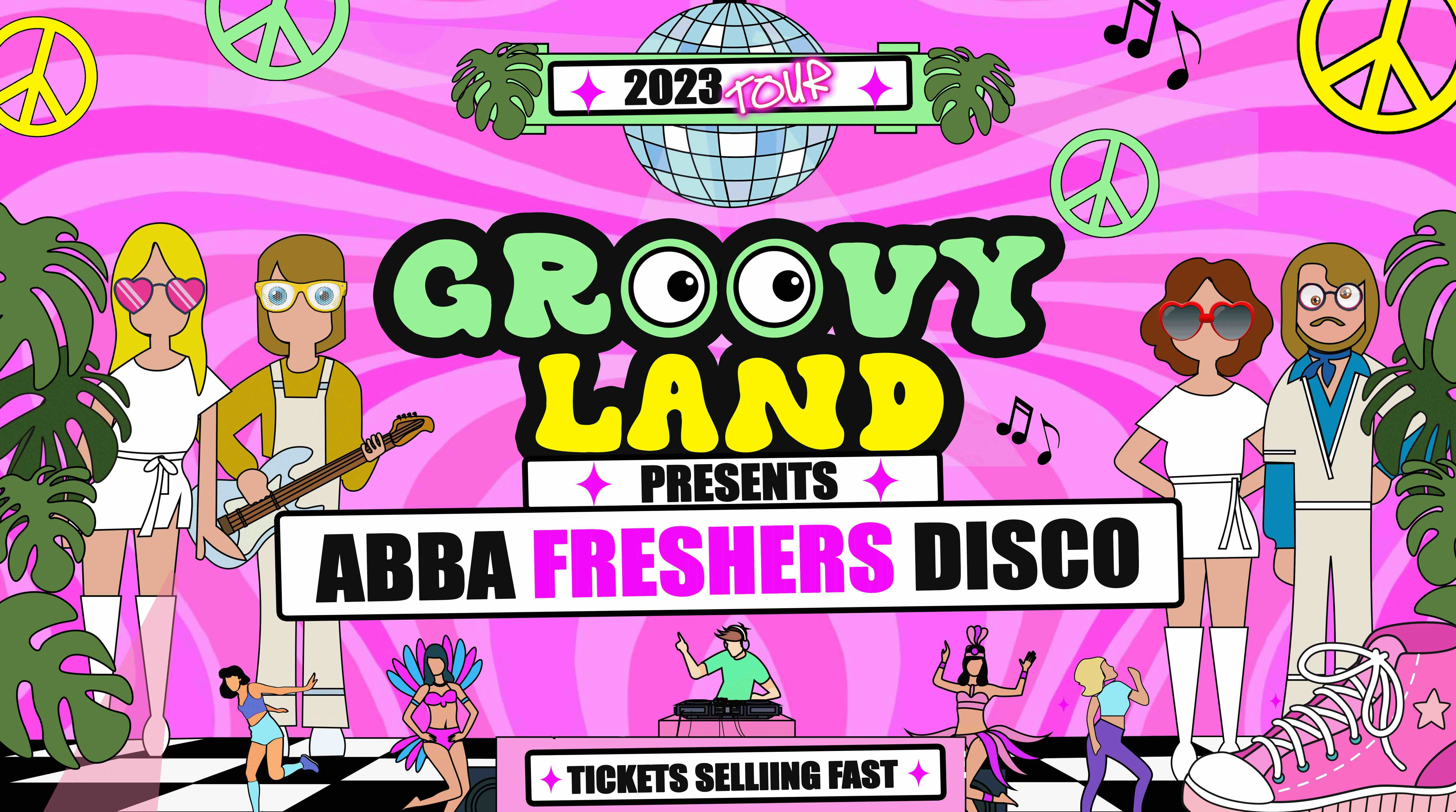 GROOVYLAND 🪩 LEEDS 🪩  🎉  ☮️ THE ULTIMATE FUNKY FRESHERS DISCO ☮️ ✌️ 2023