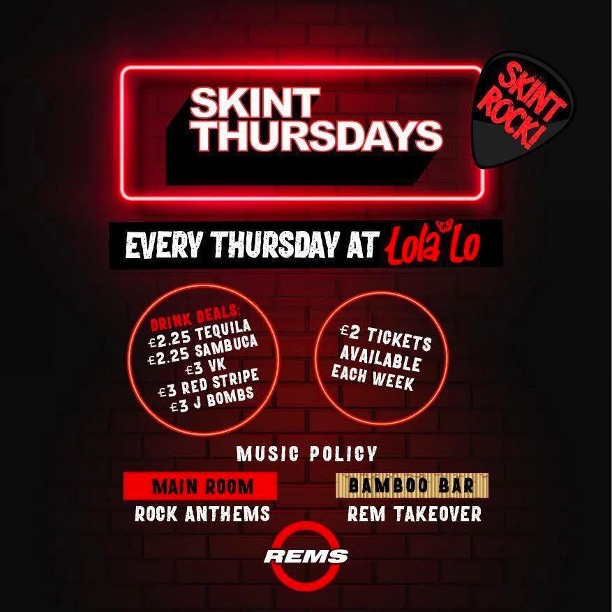 Skint Thursday @ Lola Lo