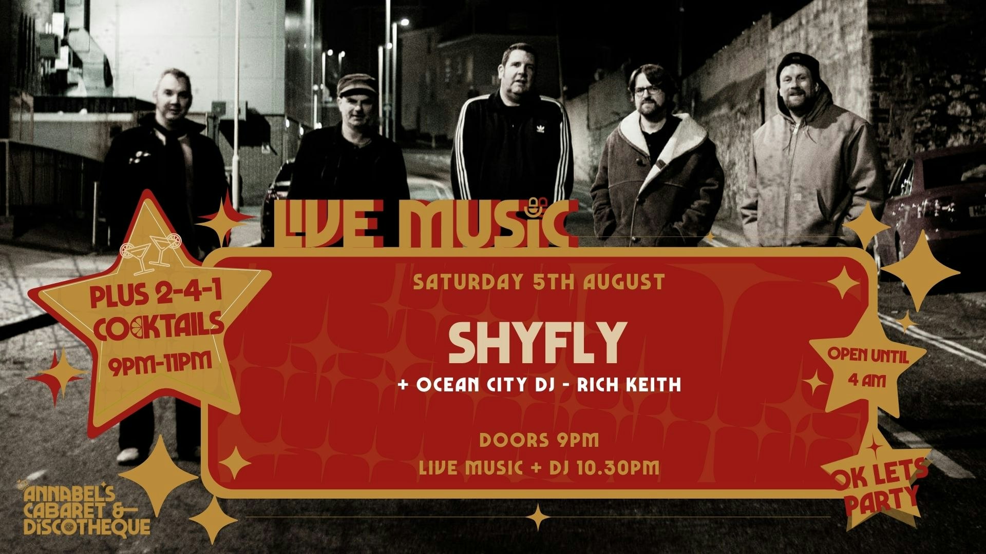 Live Music: SHYFLY // Annabel’s Cabaret & Discotheque