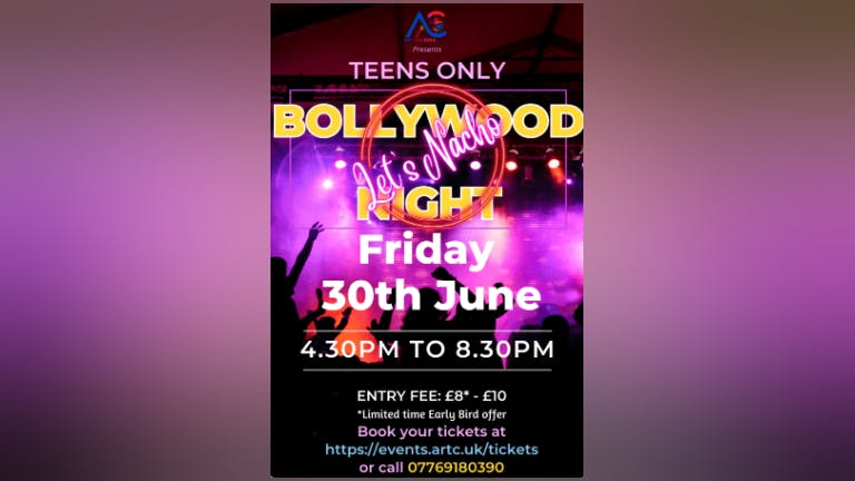 Under 18 Bollywood Let's Nacho DJ & Dance Party