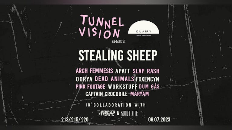TUNNEL VISION ALL-DAYER w/Stealing Sheep, Arch Femmesis, APATT & MORE