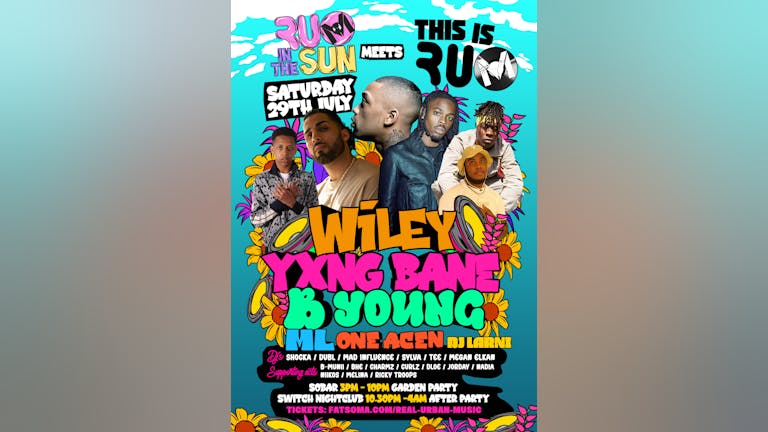 FINAL 100 TICKETS SOUTHAMPTON R.U.M IN THE SUN meet THIS IS R.U.M with WILEY/ B YOUNG/ HARDY CAPRIO/ONE ACEN/ ML