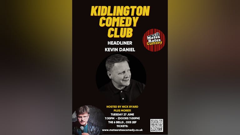 Kidlington Comedy Club with Headliner Kevin Daniel