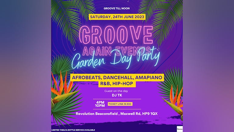 Groove Again - Garden Day Party