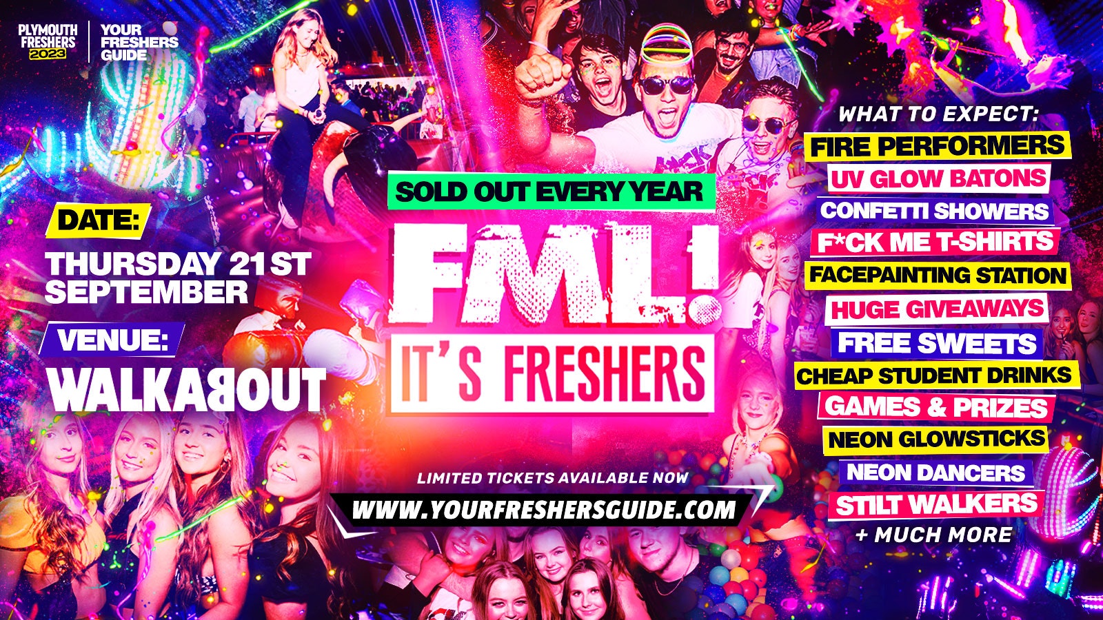 FML It’s Freshers – Plymouth Freshers 2023