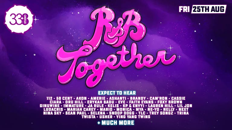 [95% SOLD OUT] R&B Together - Old School 90s & 00s R&B Festival