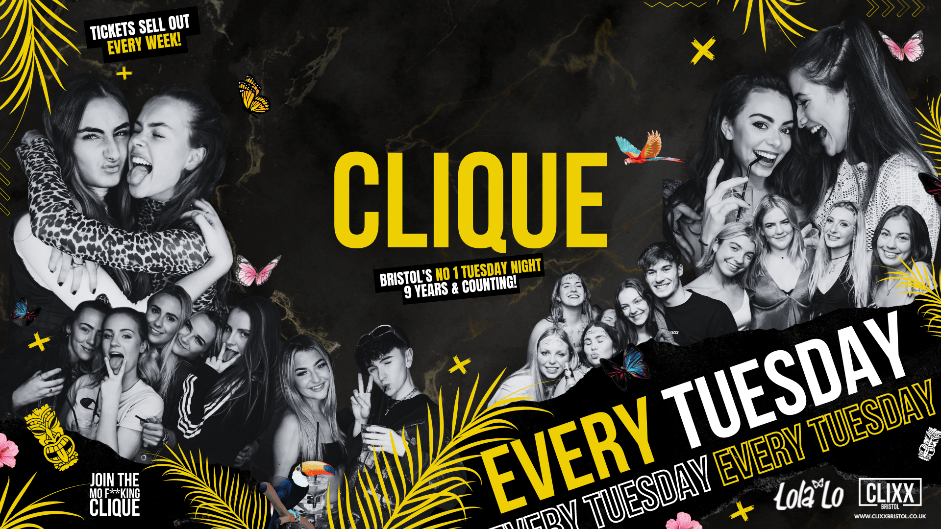 CLIQUE | Freshers Warm Up // JOIN THE MO F**KING CLIQUE 🔥