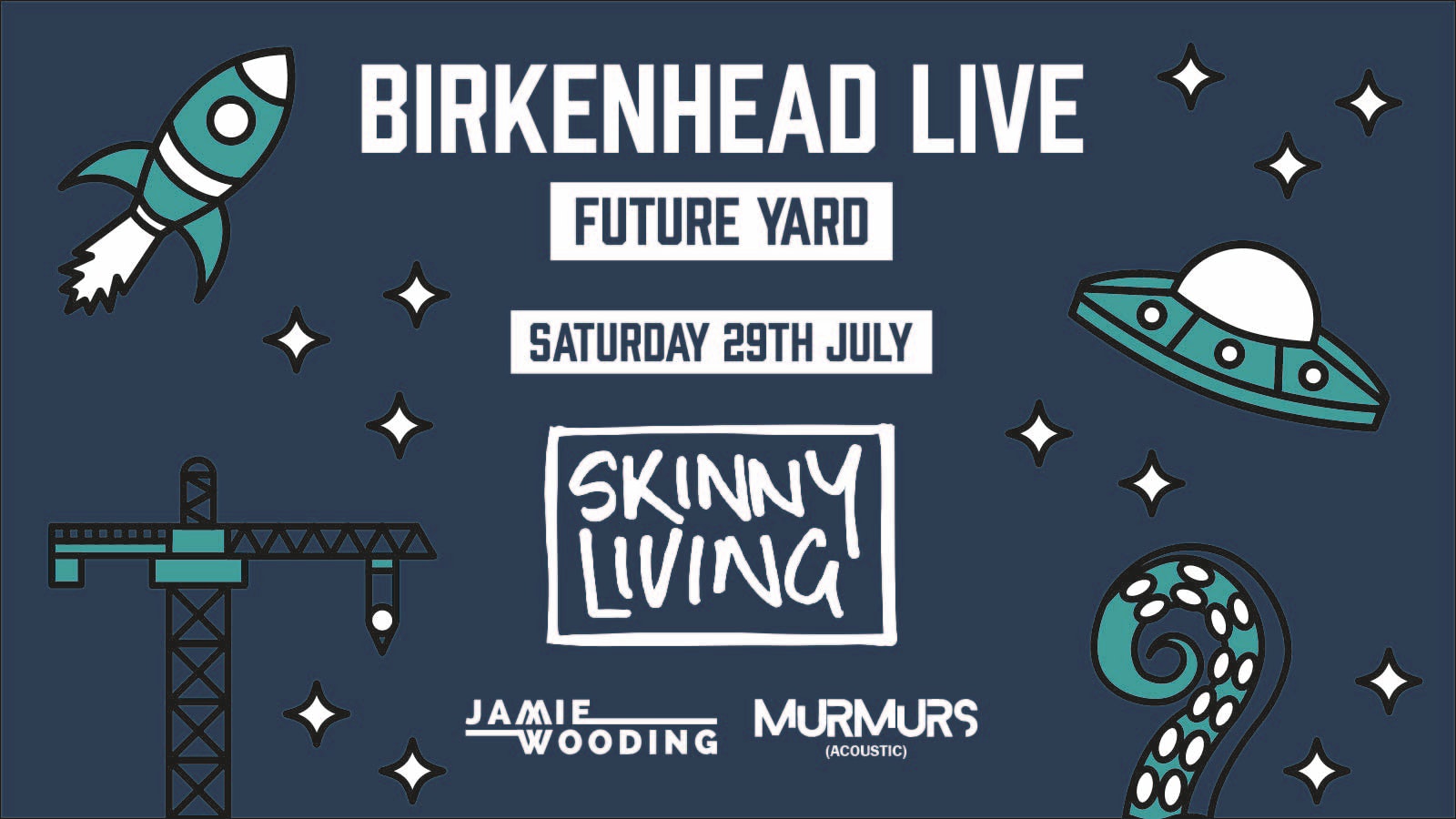 Birkenhead Live: Skinny Living + Support