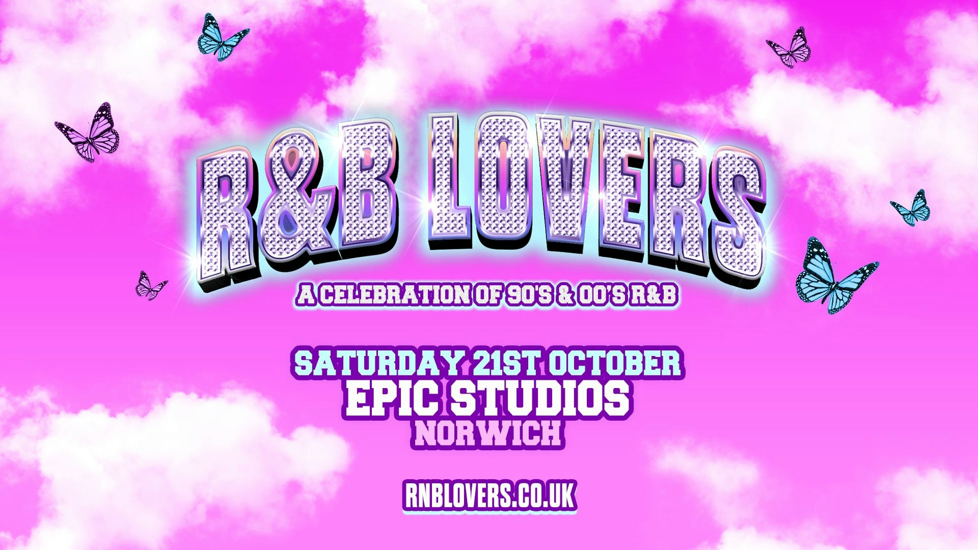 R&B Lovers – Saturday 21st October – Epic Studios [FINAL TICKETS!]