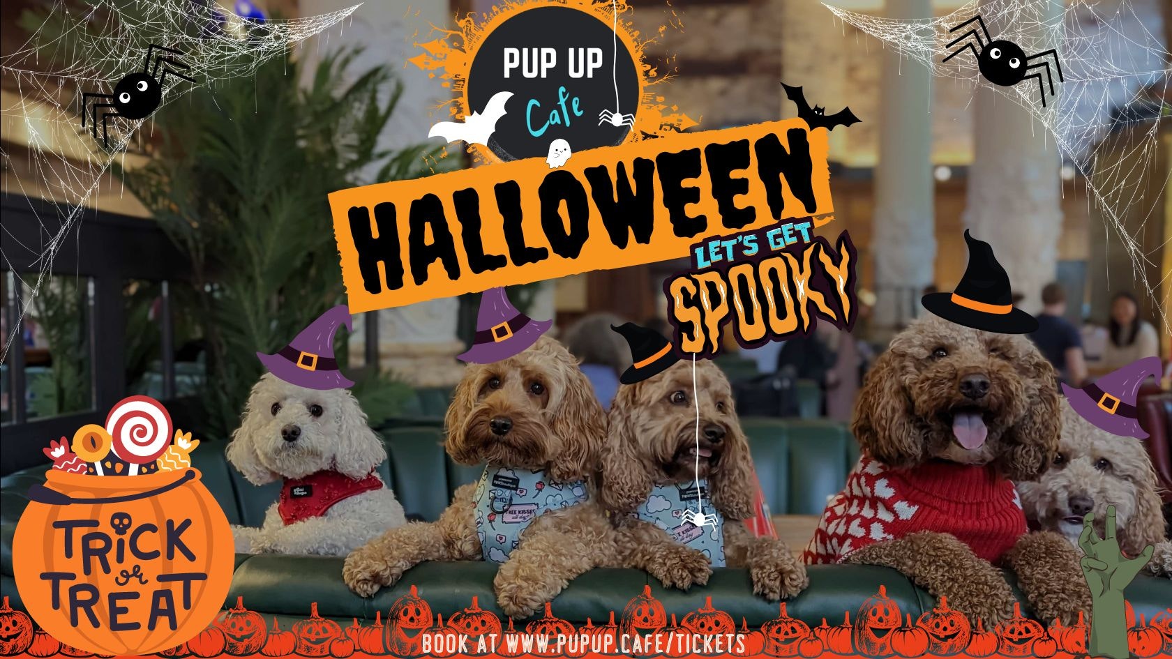 Doodle Pup Up Cafe – London | HALLOWEEN! 🎃