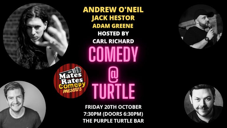 Comedy at Turtle with Headliner Andrew O'Neill