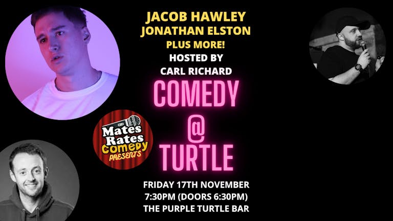 Comedy at Turtle with Headliner Jacob Hawley
