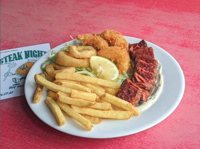 Beelzebab: Vegan Steak Night “Surf N Turf”