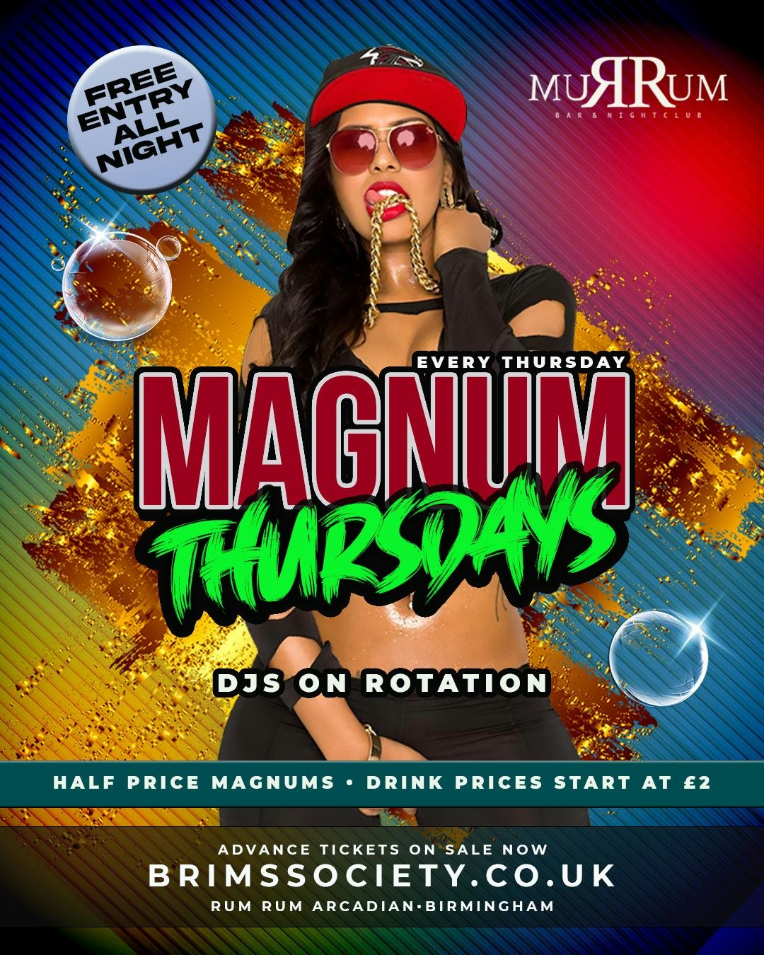 MAGNUM THURSDAY NEW STUDENT THURSDAY 🌸  IN ARCADIAN ** Drinks Offers ** £1 Entry + a FREE Drink