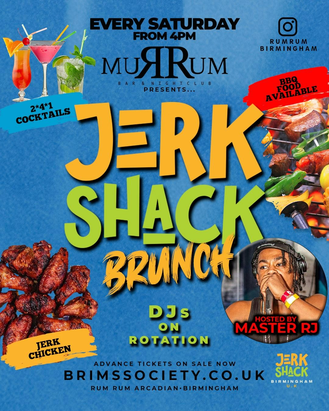 JERK SHACK BRUNCH AT RUM RUM 🔞