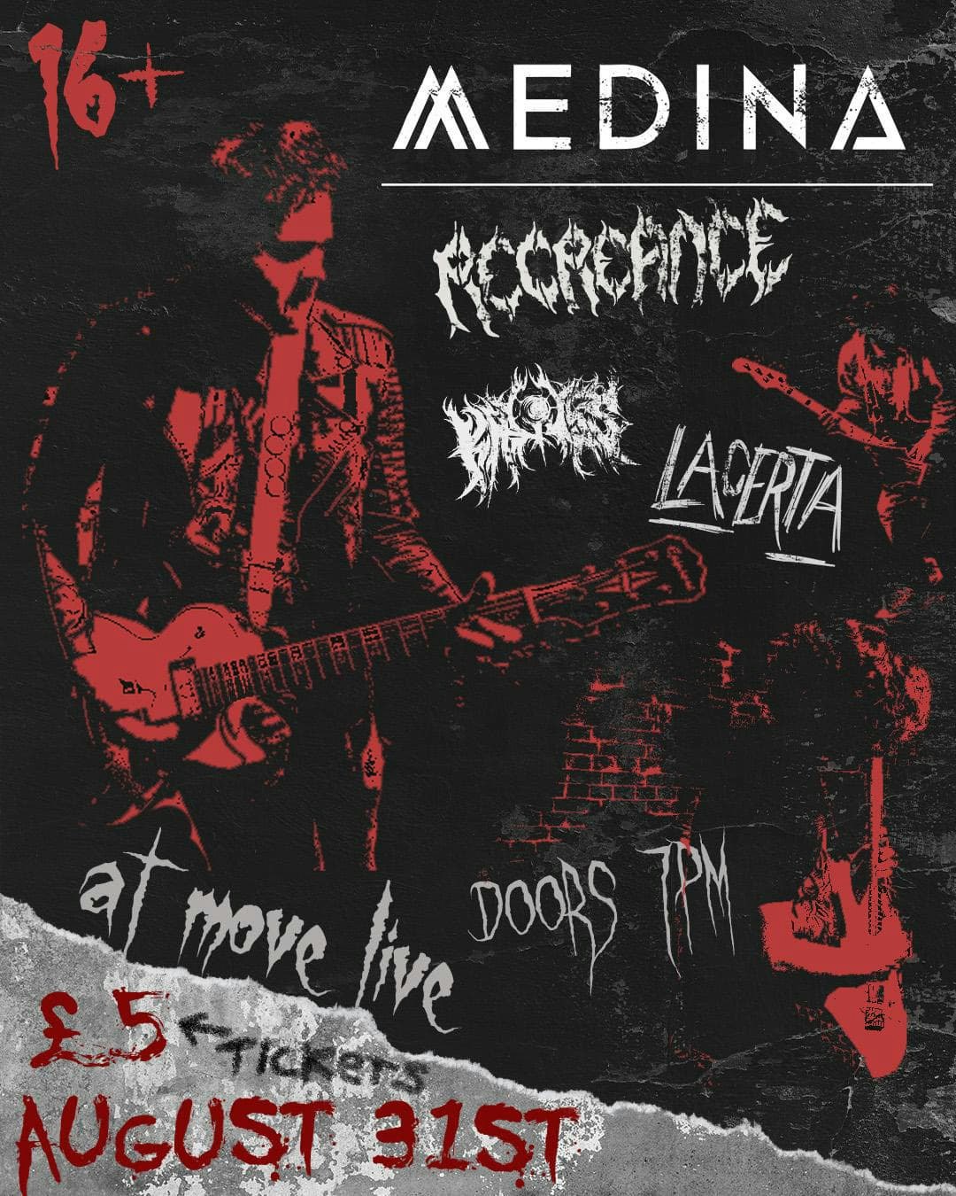Medina, Recreance + More at Move Live