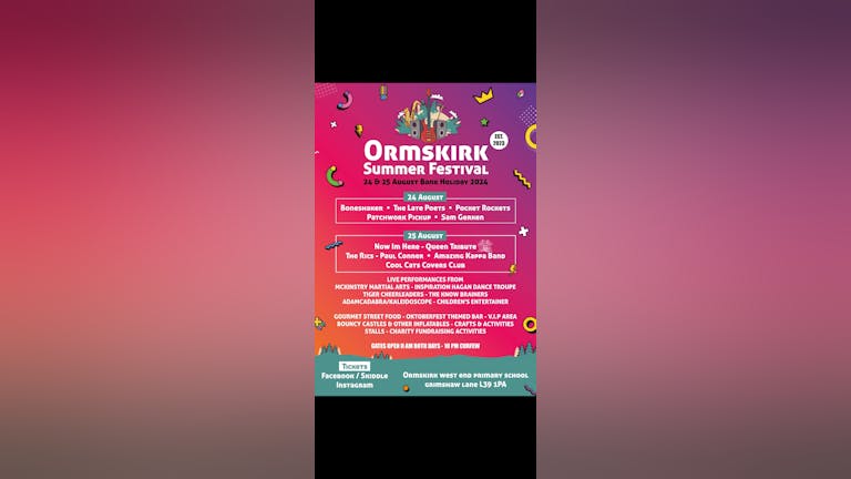 Ormskirk Summer Festival 2024