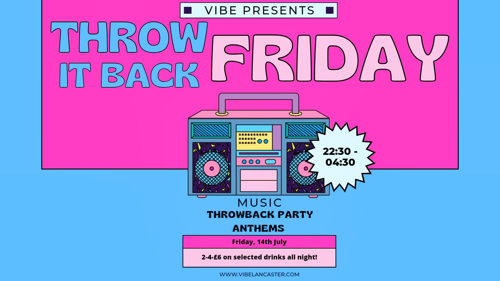 THROW IT BACK FRIDAY