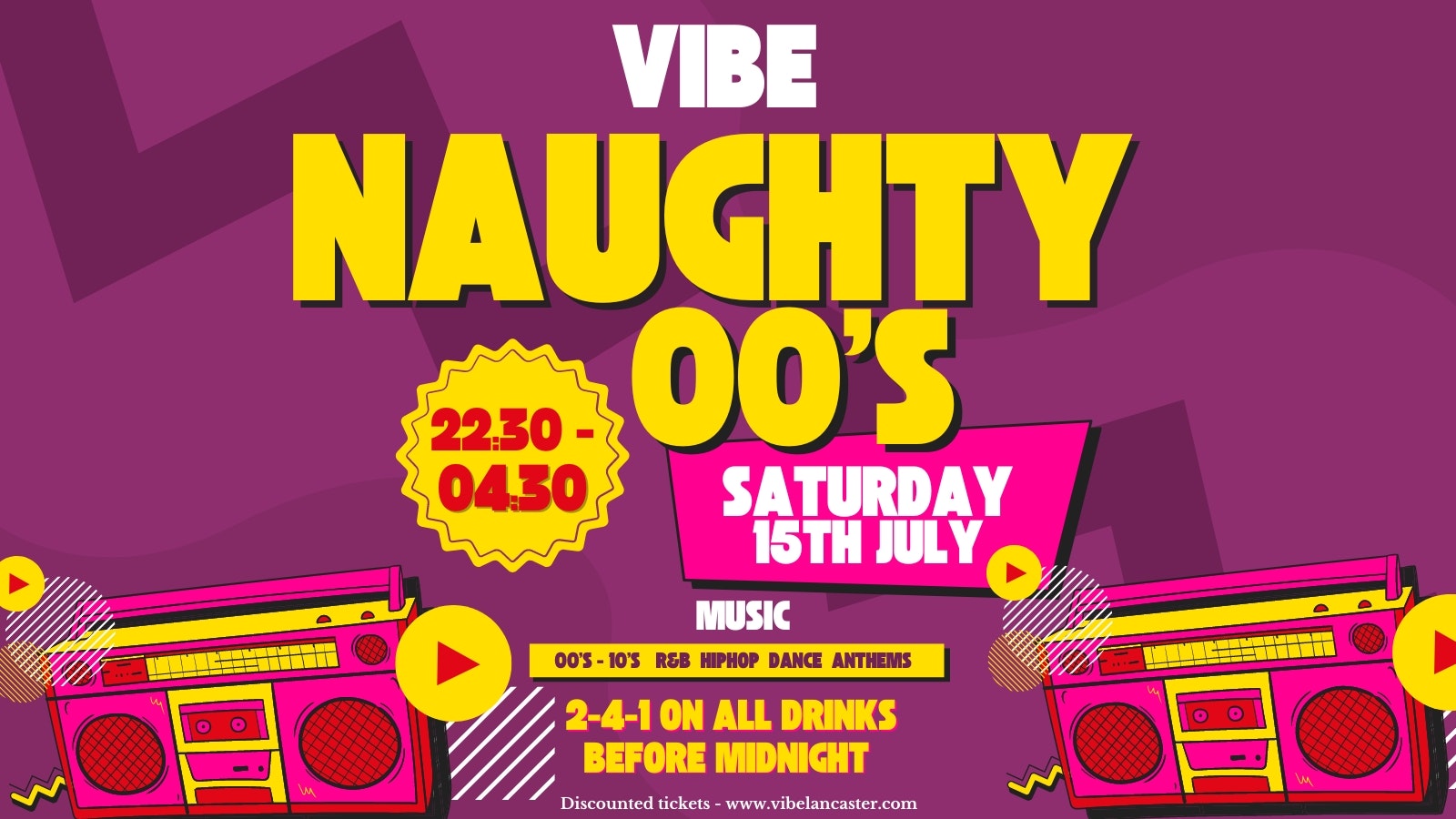 Naughty 00’s Saturday