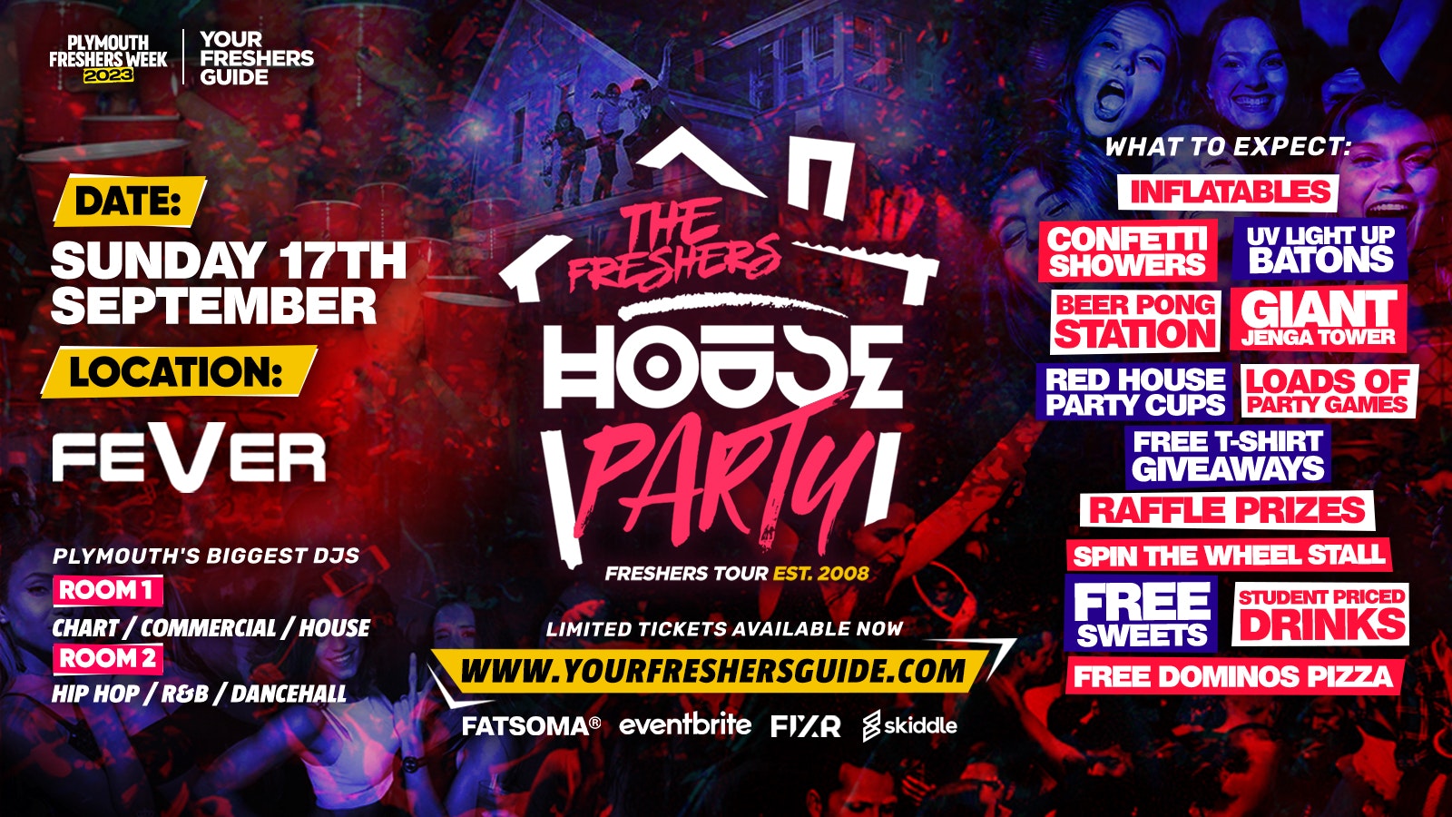 Project X Freshers House Party | Plymouth Freshers 2023 – Under 50 Tickets remaining ⚠️