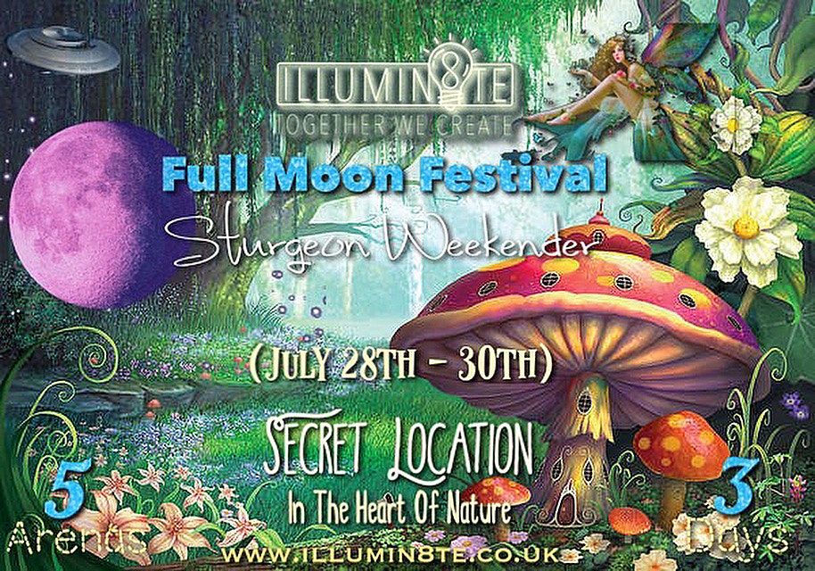 Illumin8te | Sturgeon Full Moon Festival  (Friday 28th July – Sunday 30th July) @ The Lighthouse Hub