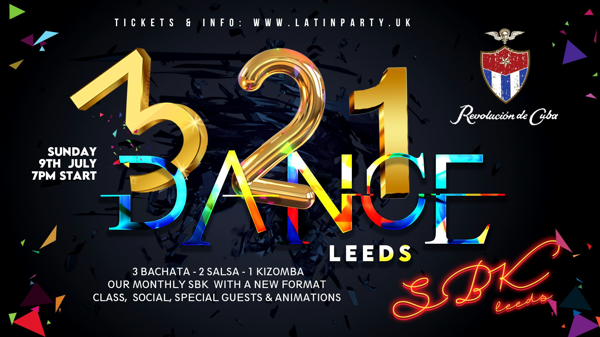 321 Dance – SBK LEEDS  | Sunday 9th July