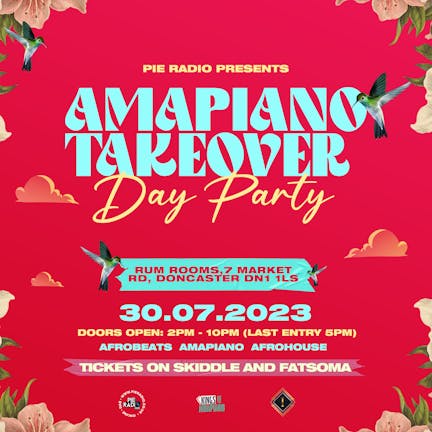 Amapiano Takeover @ The Rum Rooms, Doncaster [Day Party]