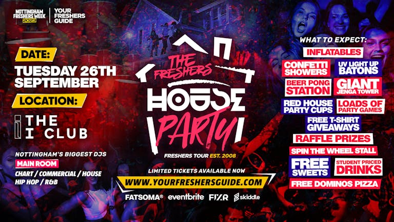 The Project X Freshers House Party | Nottingham Freshers 2023 - Tickets Selling Fast 🚨