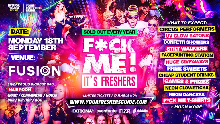 F*CK ME It's Freshers | Liverpool Freshers 2023 - 90% SOLD OUT! 🔥