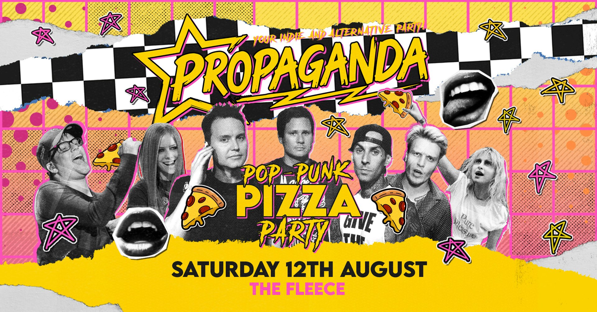 This Saturday! Propaganda Bristol – Pop Punk Pizza Party!