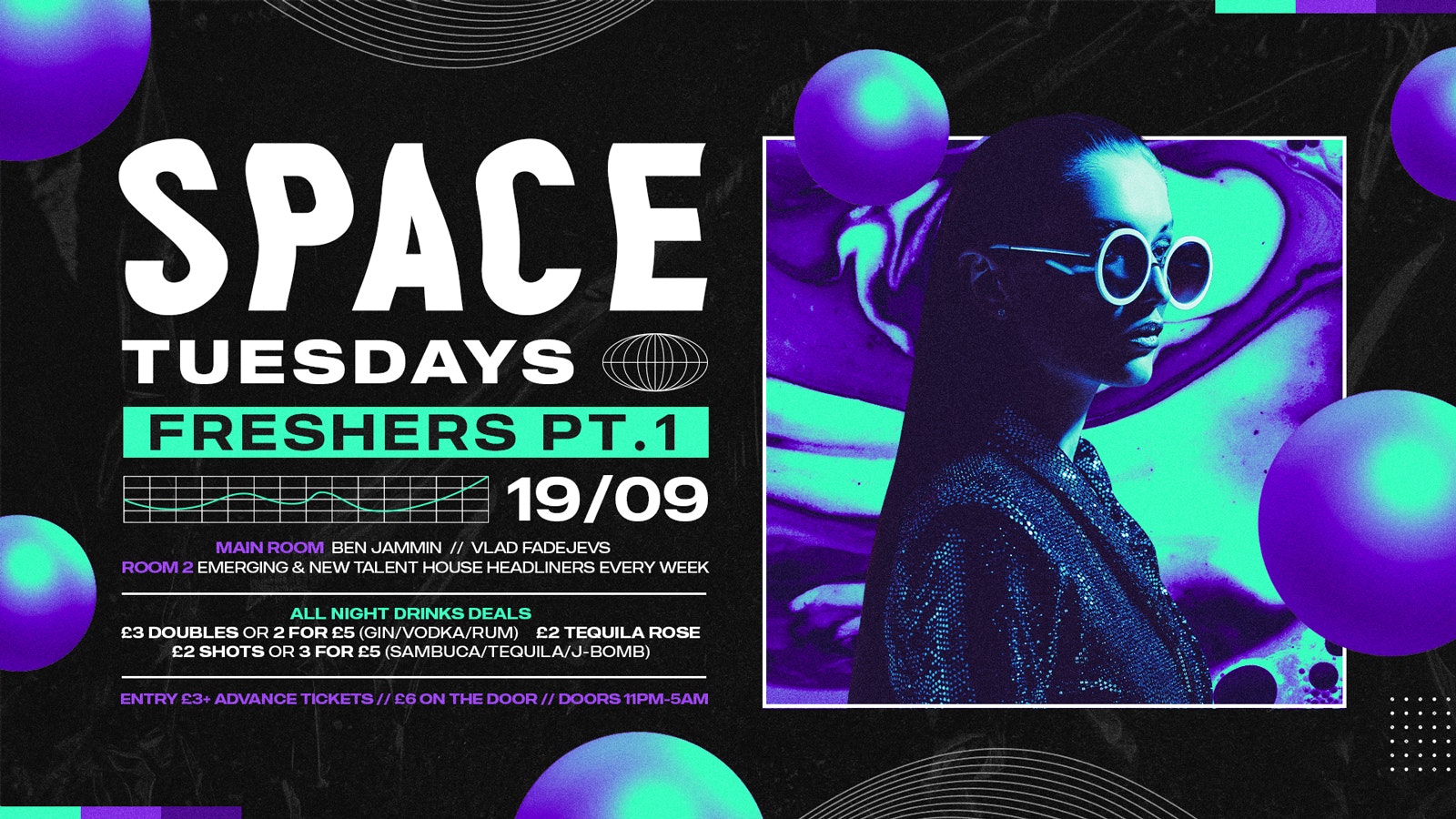 Space Tuesdays – Freshers Pt 1 – 19th September