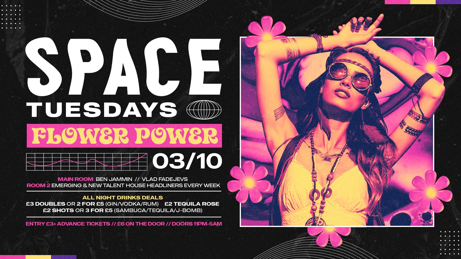 Space Tuesdays – FLOWER POWER, 3rd October