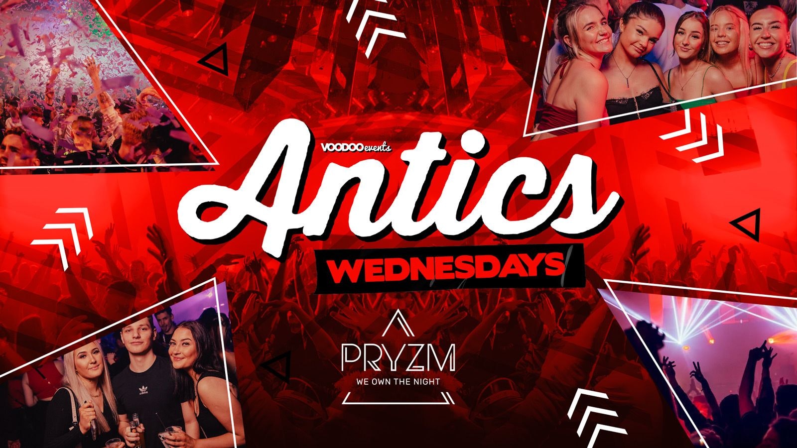 Antics at PRYZM Leeds  – 22nd November