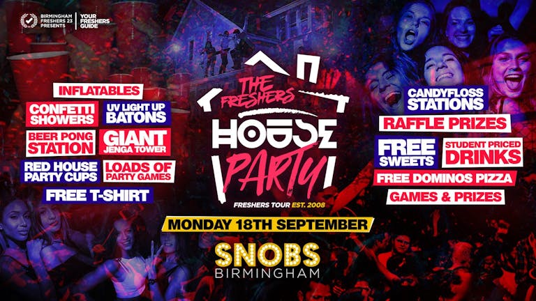 The Project X Freshers House Party | Birmingham Freshers 2023 - £5 Tickets 🔥