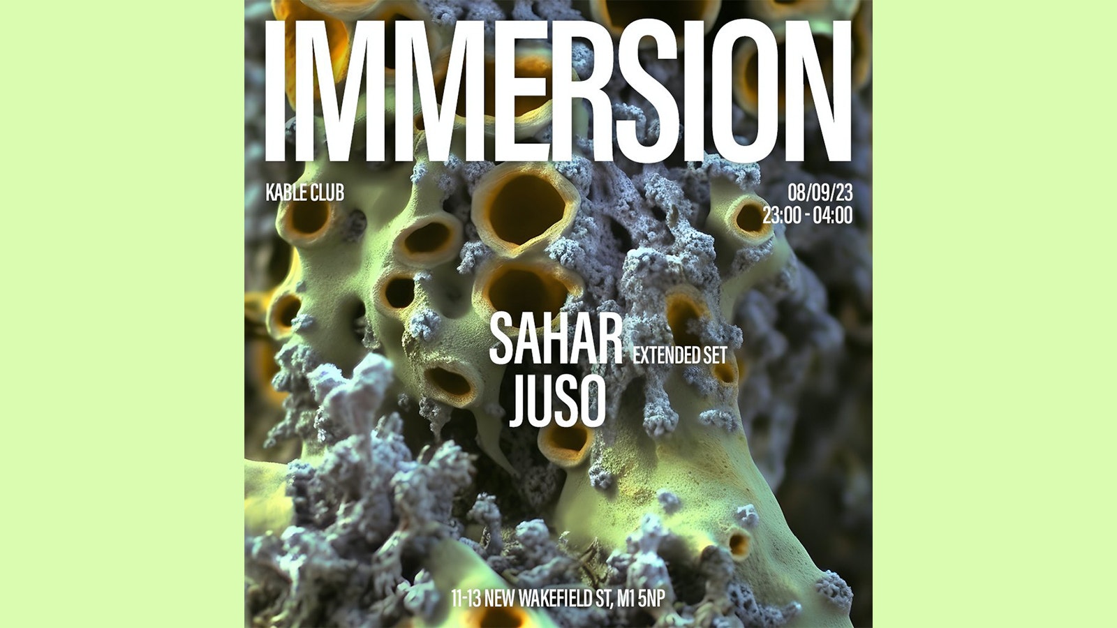 Immersion presents: Sahar