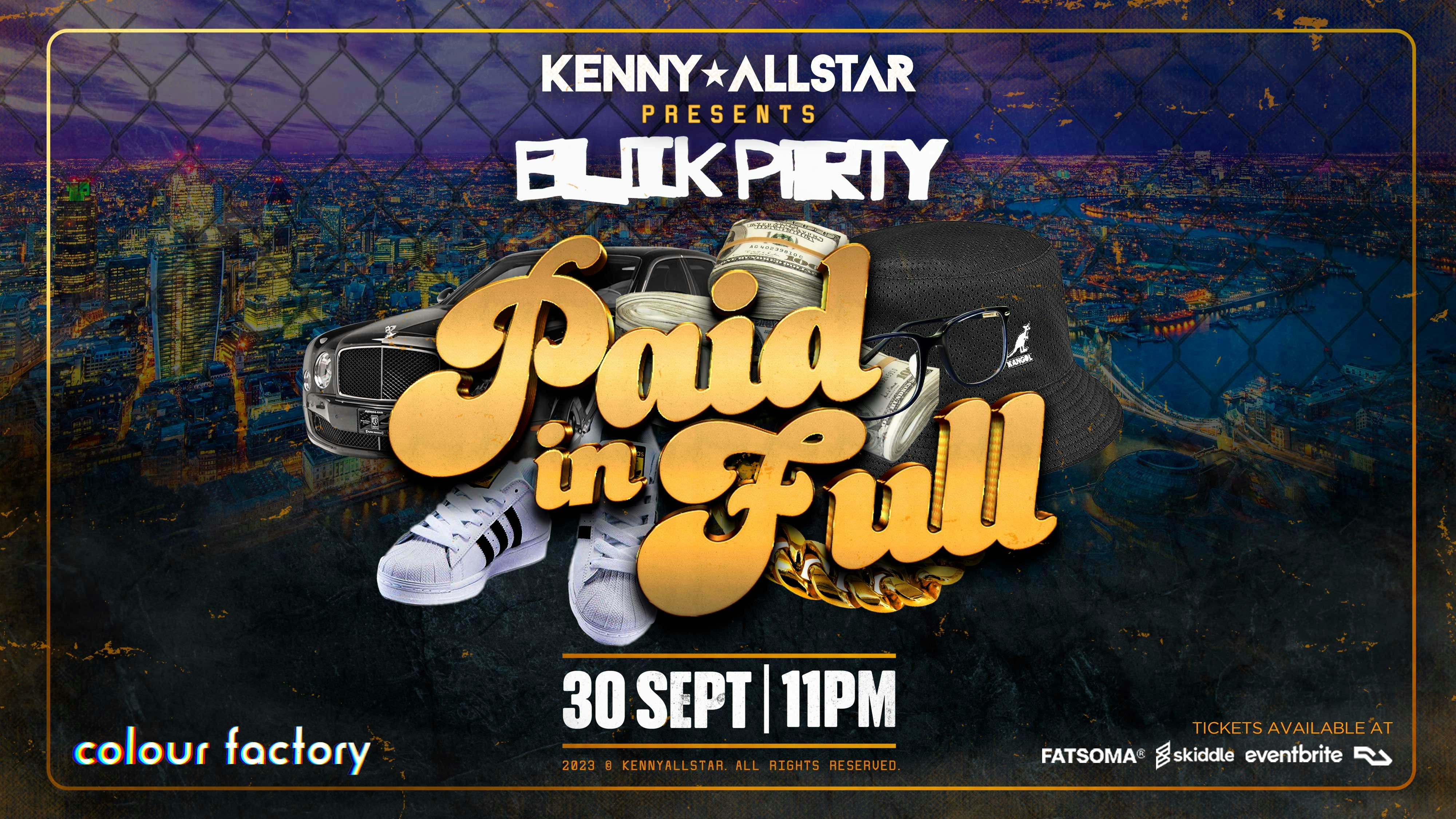 KENNY ALLSTAR PRESENTS : BLOCK PARTY – PAID IN FULL 🏆 FT HUGE DJ LINE-UP 🤩