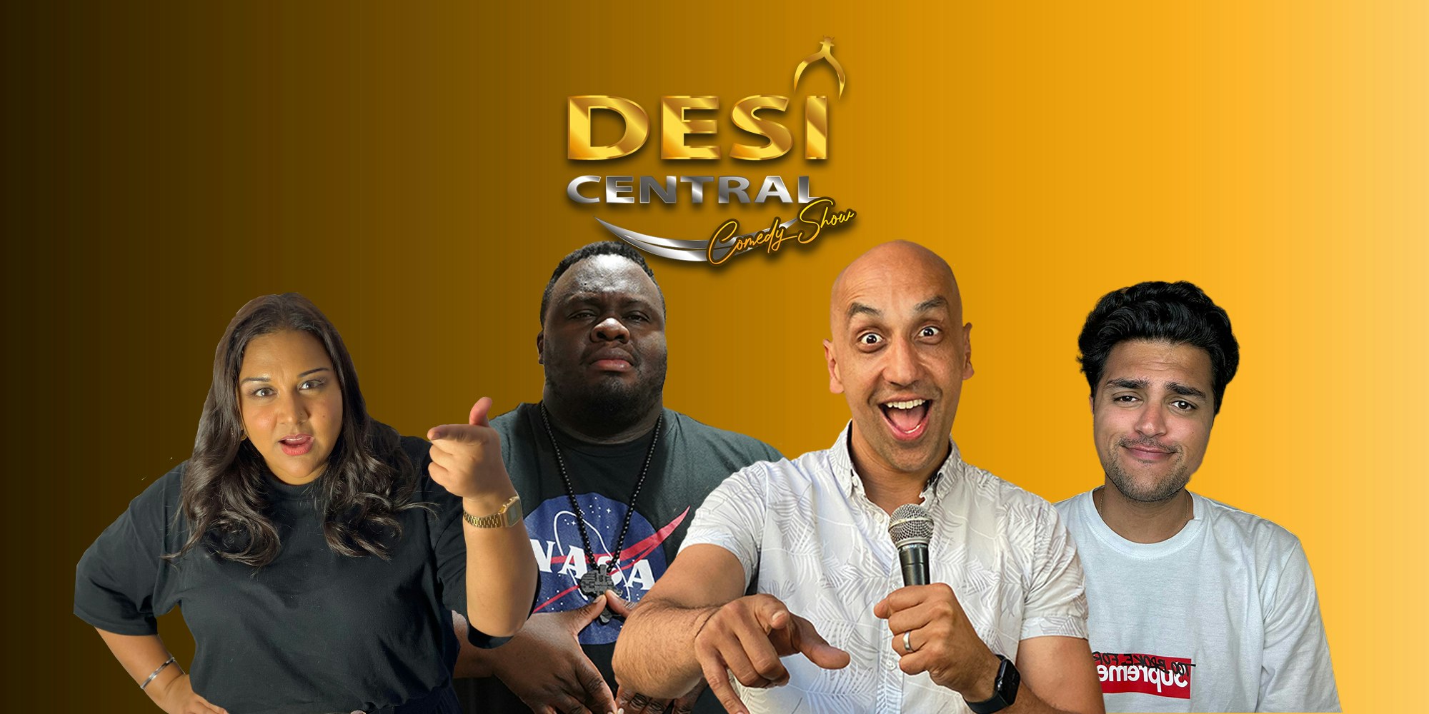 Desi Central Comedy Show – Birmingham ** SOLD OUT – Join Waiting List Or Buy Tickets For Double Trouble **