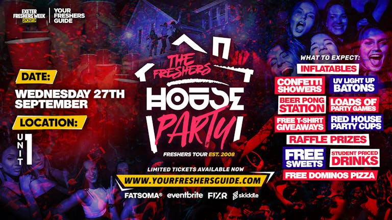 The Project X Freshers House Party | Exeter Freshers 2023 - Under 100 Tickets Remaining! ⚠️