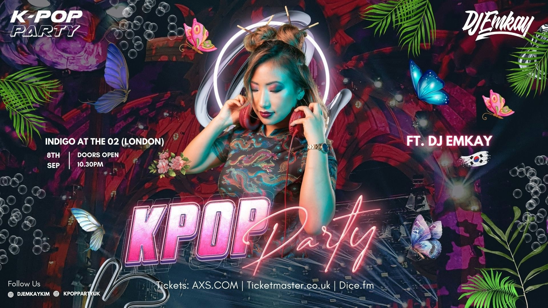 K-Pop Party with DJ EMKAY | Friday 8th September – Indigo at The O2 London
