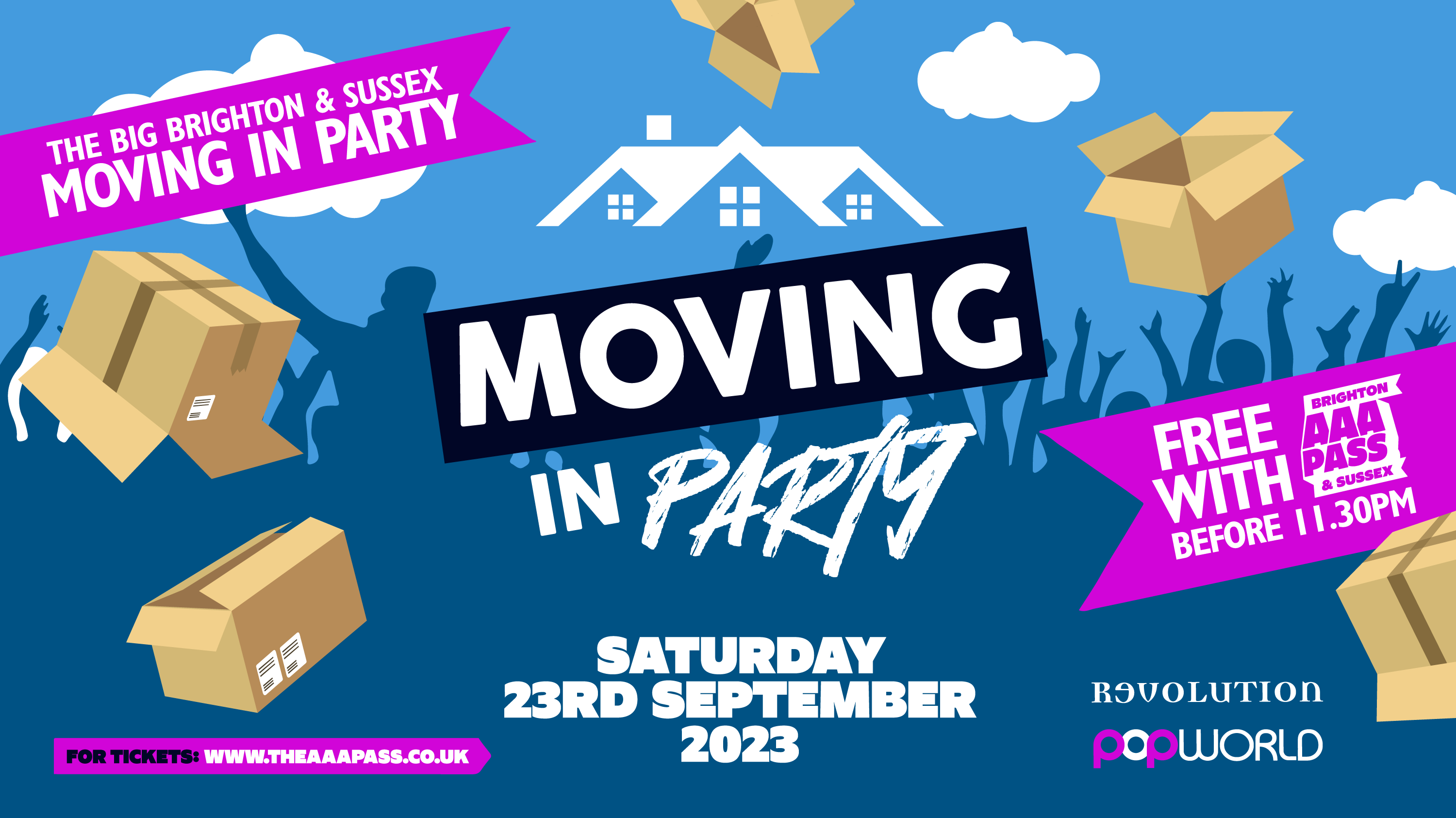 The Big Brighton & Sussex Moving In Party 2023 | FREE with AAA Pass