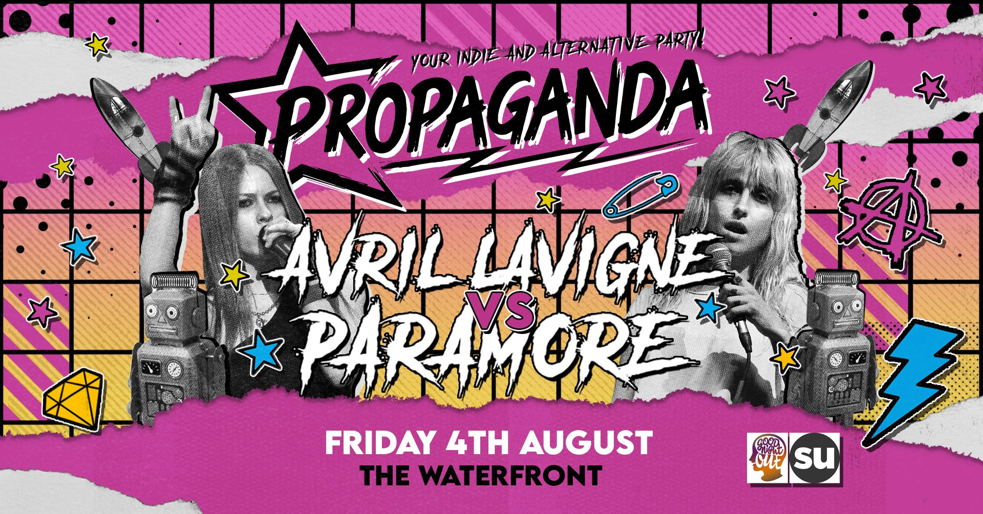 This Friday! Propaganda Norwich – Avril Lavigne vs Paramore!